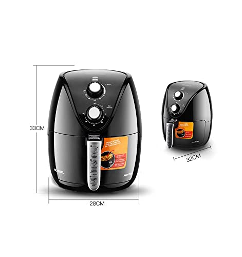 3.5L Electric Air Fryer with Nonstick Detachable Basket