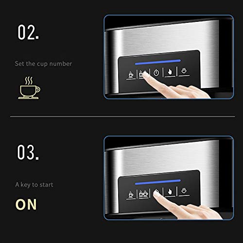 Automatic Coffee Machine with Steam Milk Frother Function