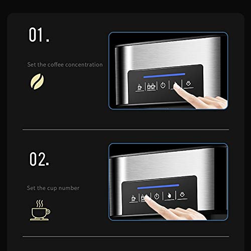 Automatic Coffee Machine with Steam Milk Frother Function