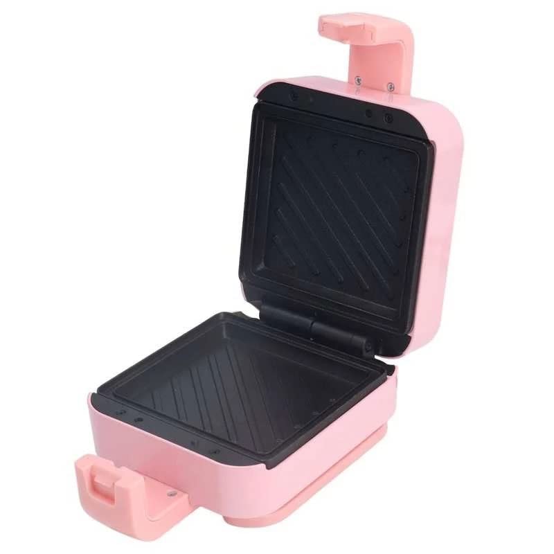 650W Mini Sandwich Maker with Waffle Function for Breakfast