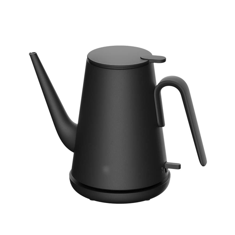 600ml Electric Gooseneck Kettle with Temperature Control for Coffee and Tea