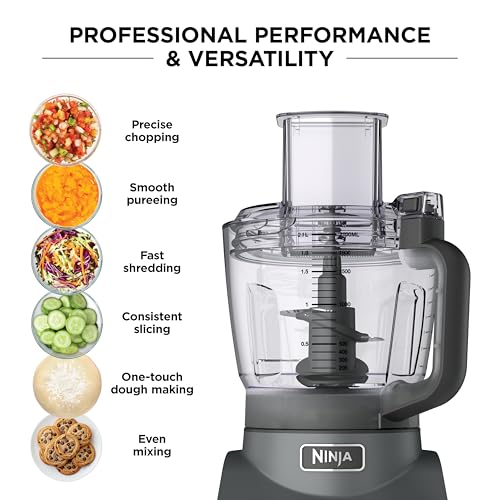 Professional Food Processor with 9-Cup Bowl and 4 Functions