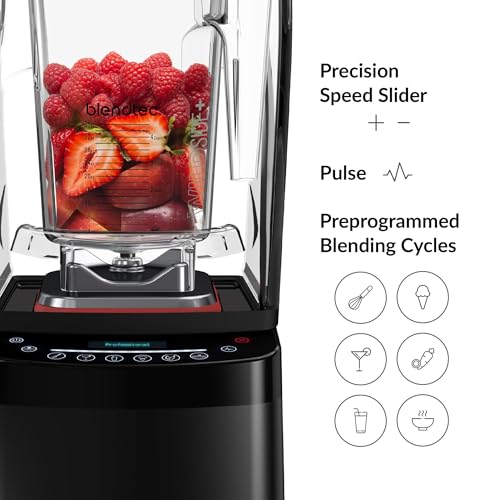 Professional Blender with 90oz Jar and High-Power Motor