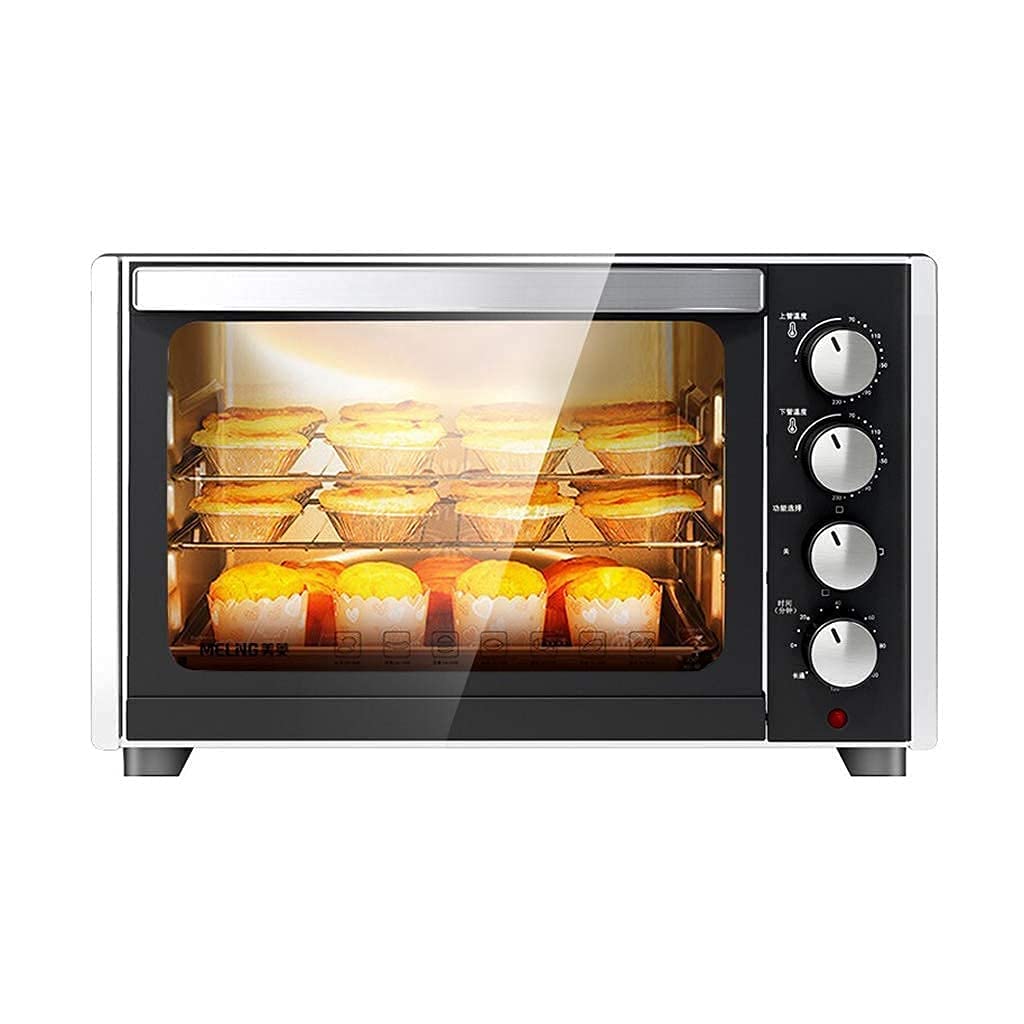 35L Mini Electric Oven with Adjustable Temperature and Timer Function