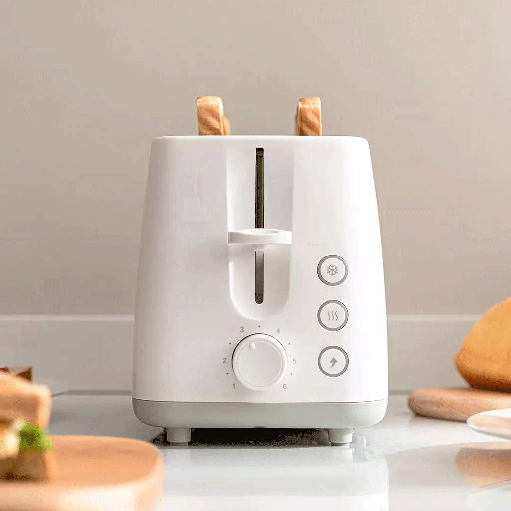 2-Slice Stainless Steel Toaster with Extra Wide Slots and 6 Shade Settings