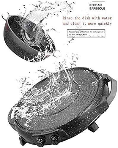 2-in-1 Electric Grill and Hot Pot with Divider and Temperature Control