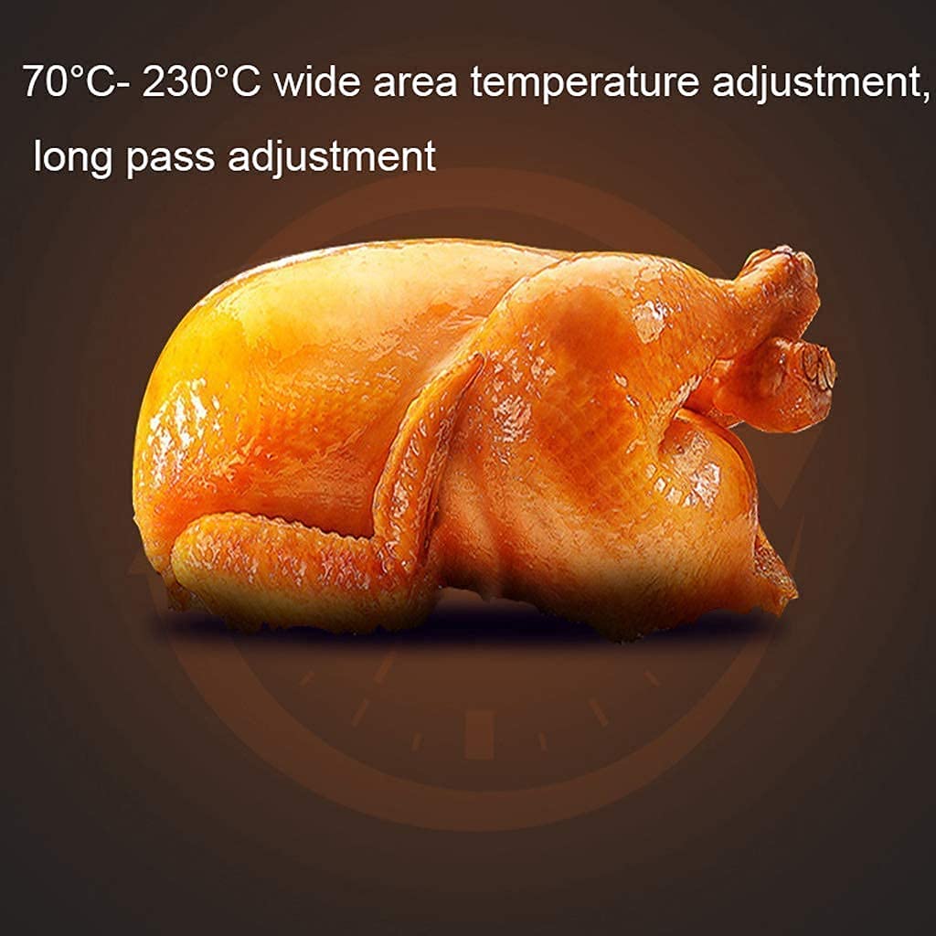35L Mini Electric Oven with Adjustable Temperature and Timer Function