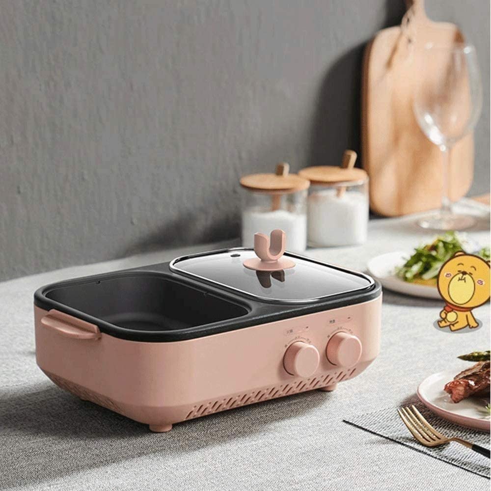 Smokeless Electric Grill with Nonstick Surface and Temperature Control