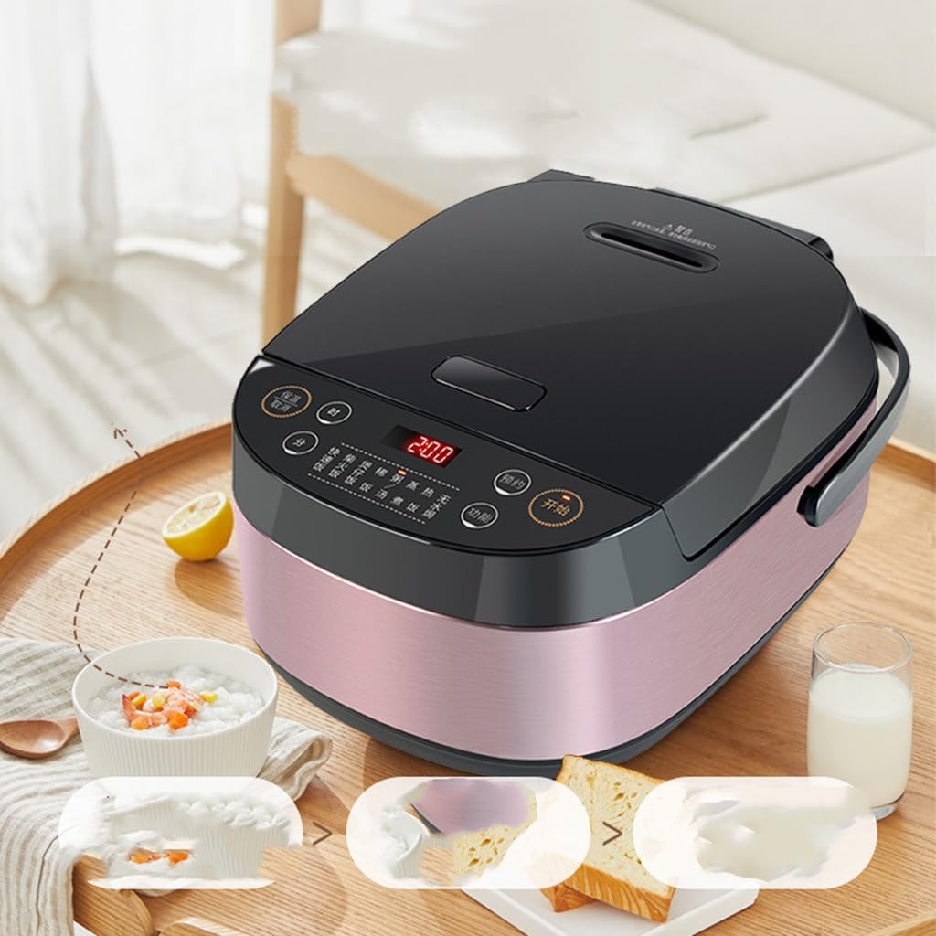 OBKSEB Rice Cooker 4L Fast Firewood Clay Pot Hot Home Multi-functional Soup