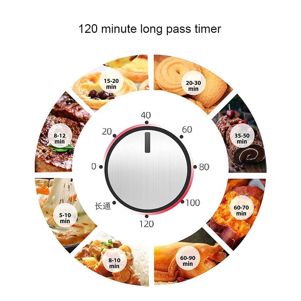 35L Mini Electric Oven with Adjustable Temperature and Timer Function