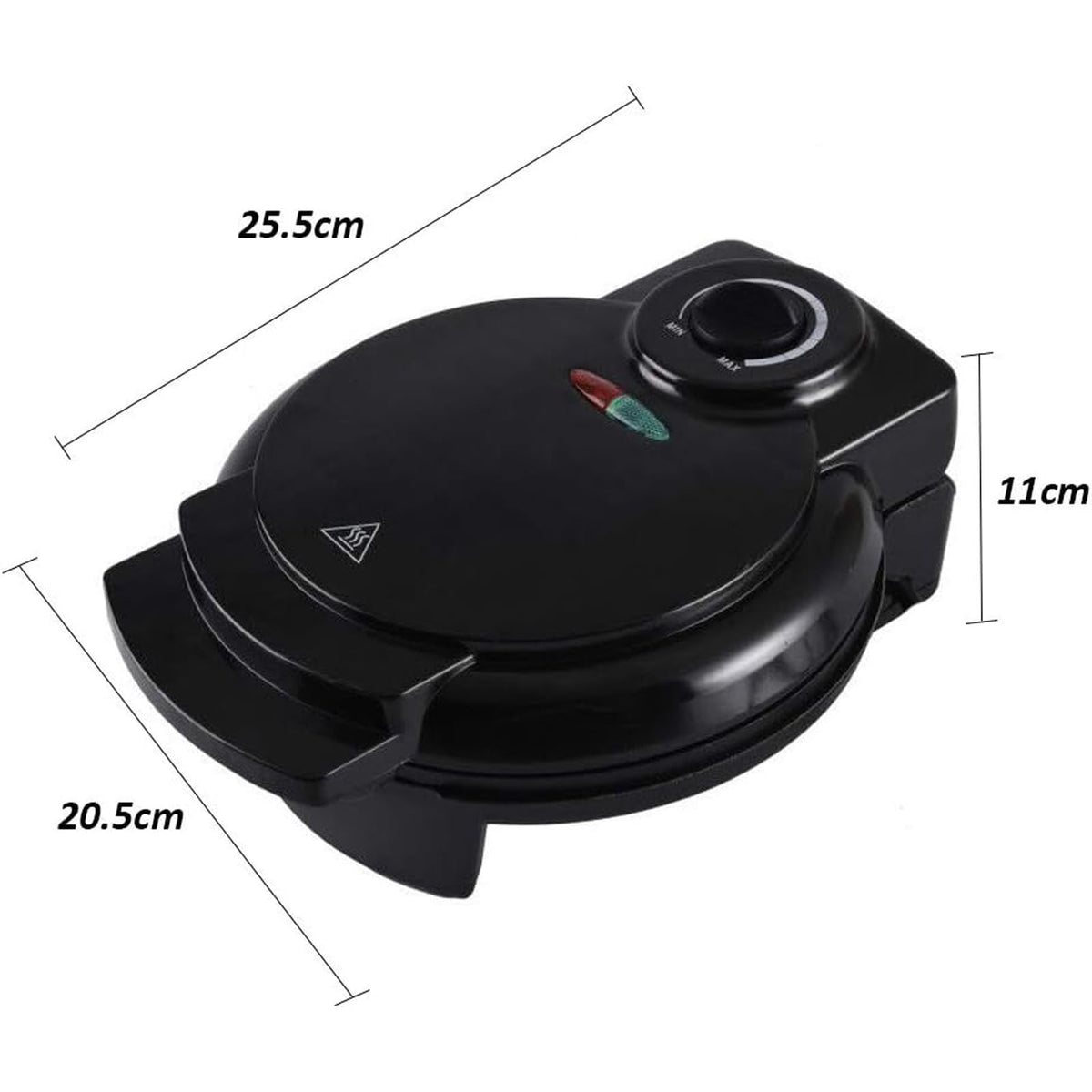 Electric Waffle Cone Maker with Nonstick Double-Sided Heating Plate