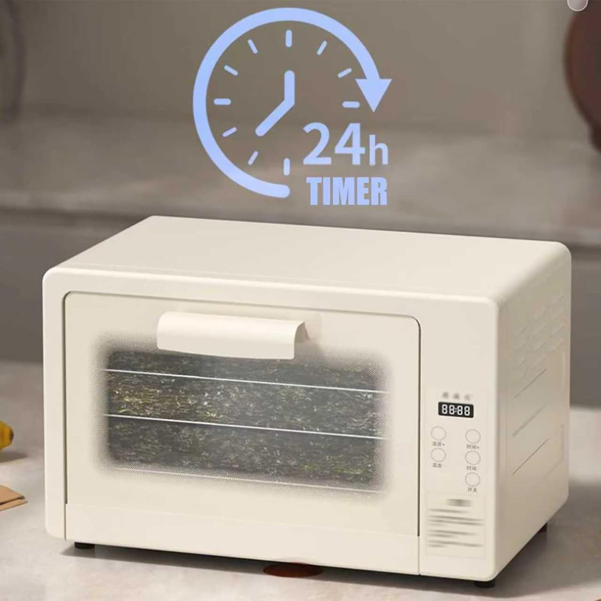 25L Stainless Steel Food Dehydrator with Adjustable Temperature Control