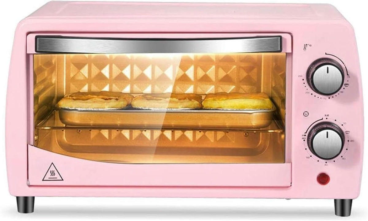 10L Mini Electric Oven with Pizza Grill and Timer Function