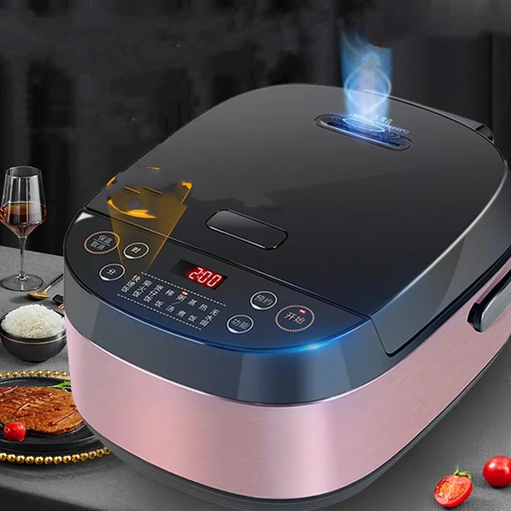 OBKSEB Rice Cooker 4L Fast Firewood Clay Pot Hot Home Multi-functional Soup