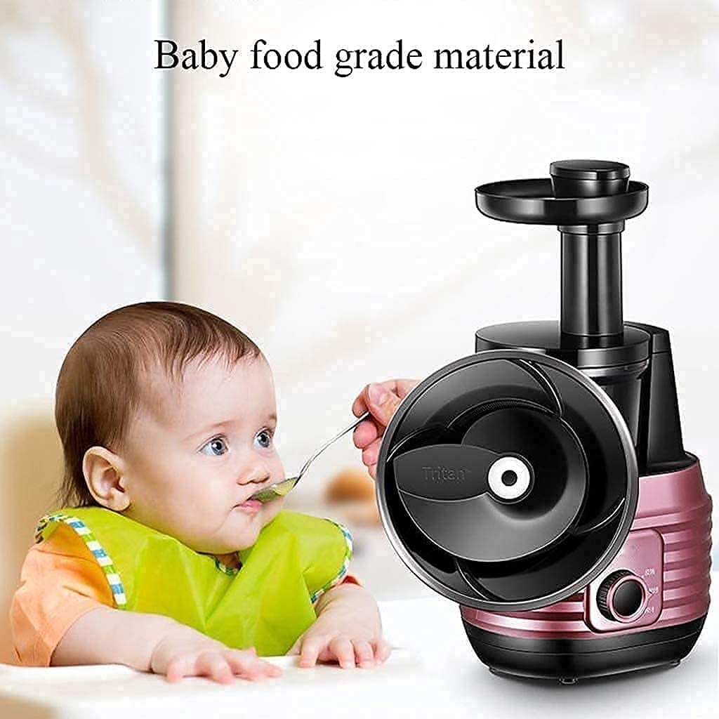 Slow Masticating Juicer with Reverse Function and Quiet Motor