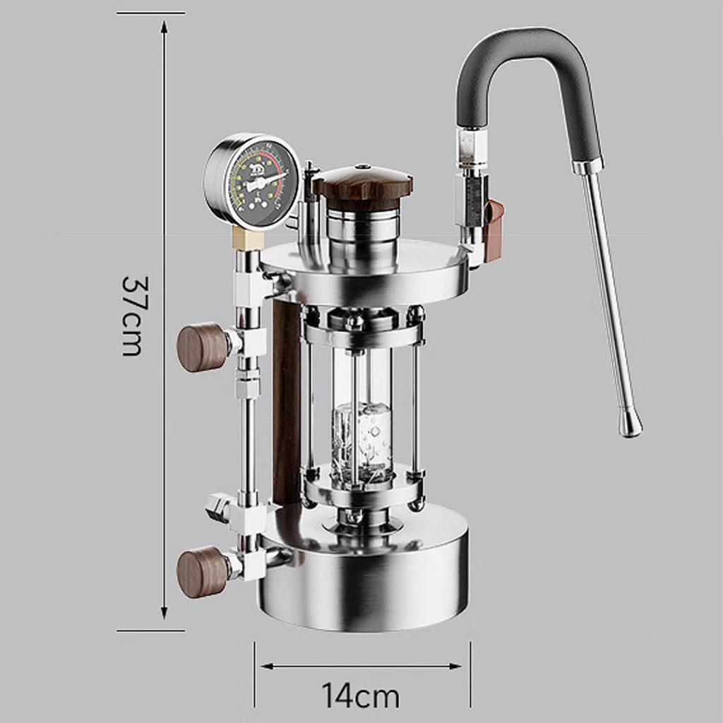 700ml Portable Milk Frother with Steam Heating Function and Dual Heating Support
