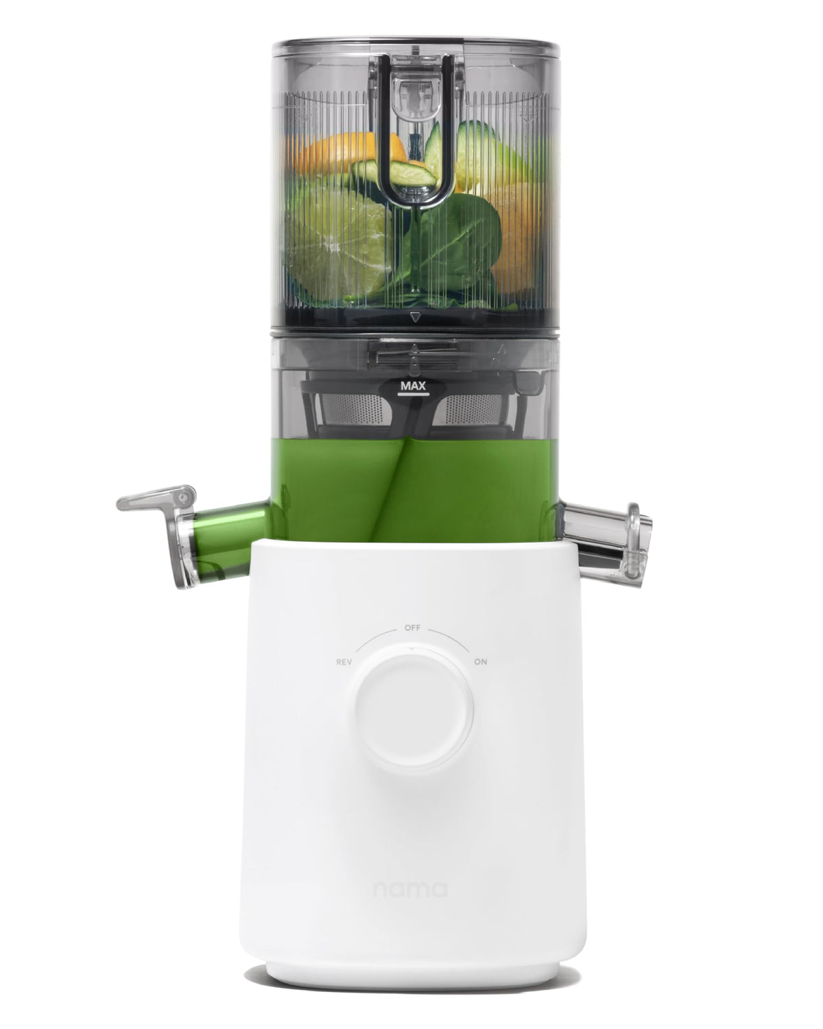 Cold Press Juicer with Self-Feeding Hopper and Low Pulp Extraction