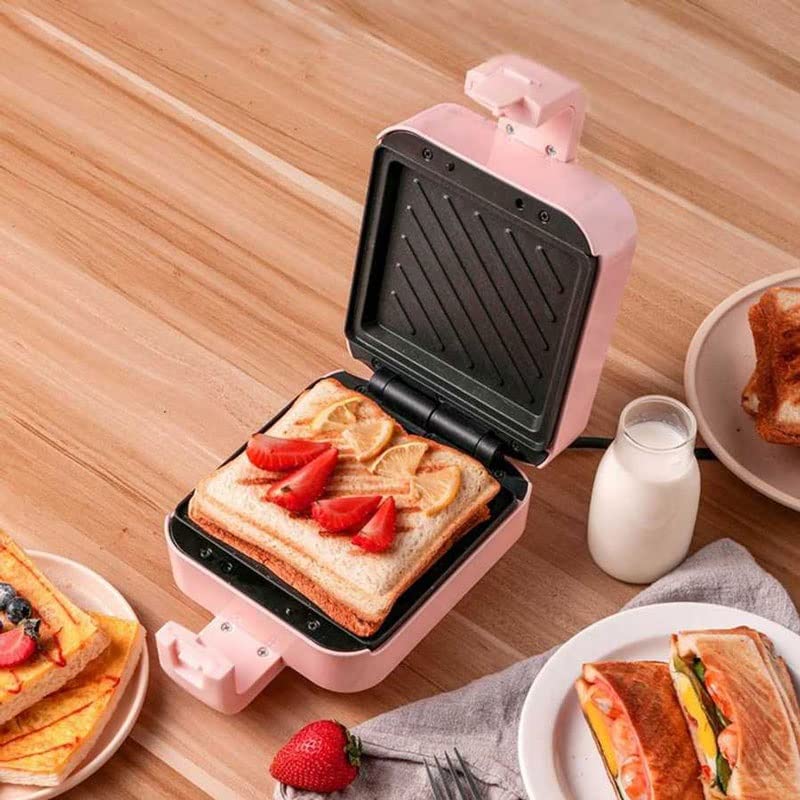 650W Mini Sandwich Maker with Waffle Function for Breakfast
