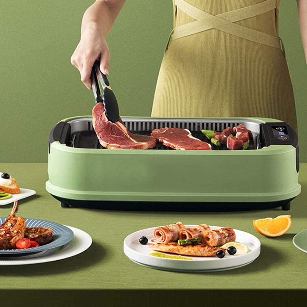 Smokeless Electric Grill with Nonstick Griddle