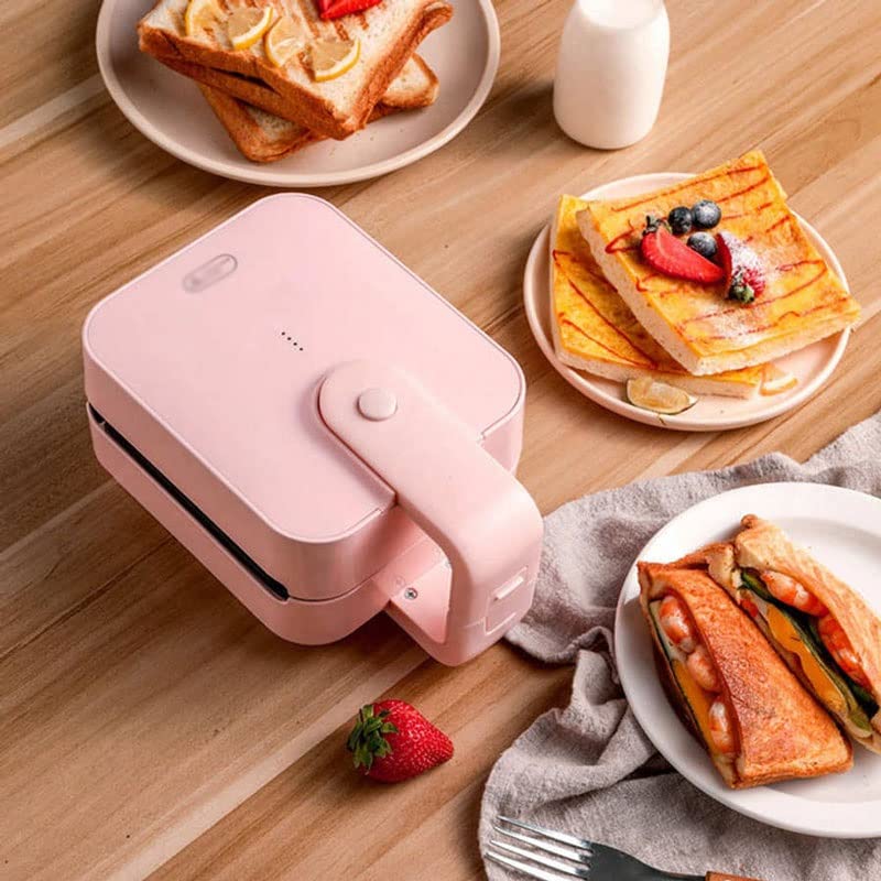 650W Mini Sandwich Maker with Waffle Function for Breakfast