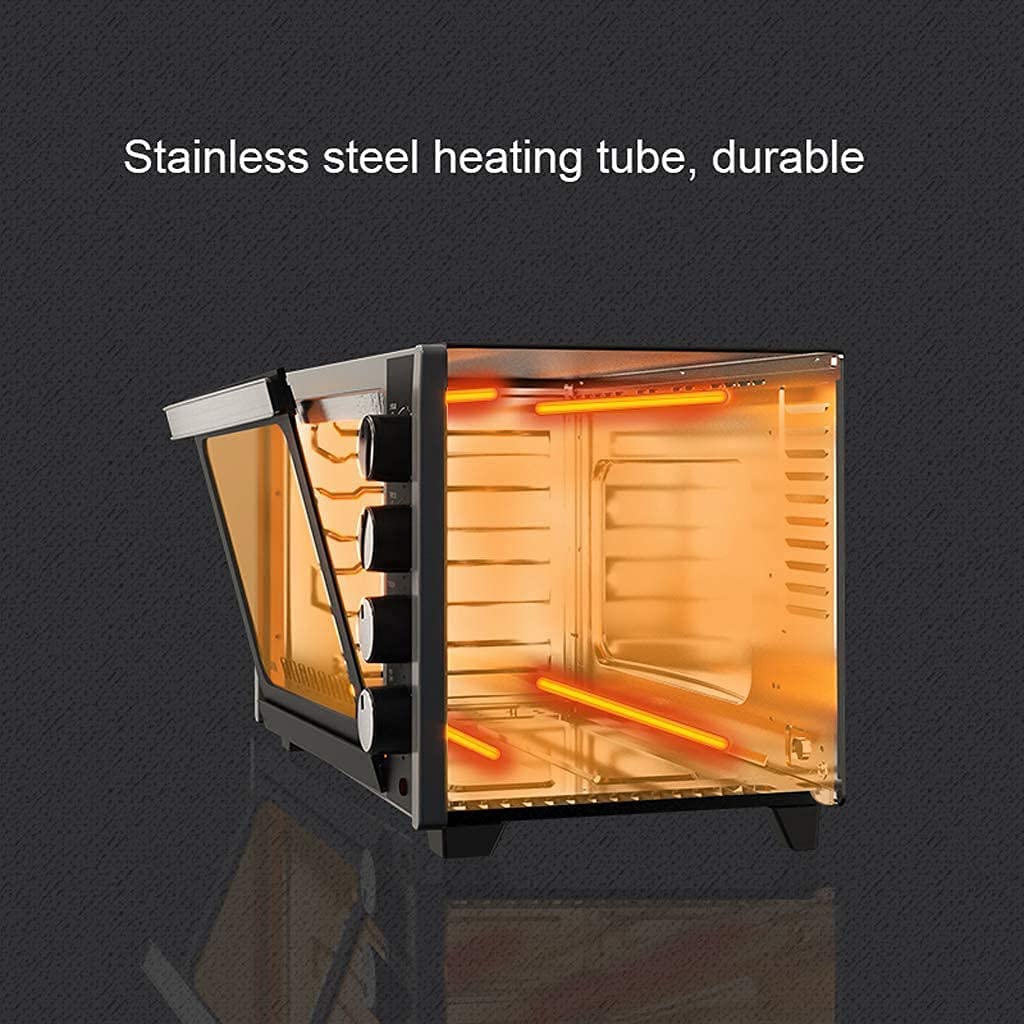 35L Mini Electric Oven with Adjustable Temperature and Timer Function