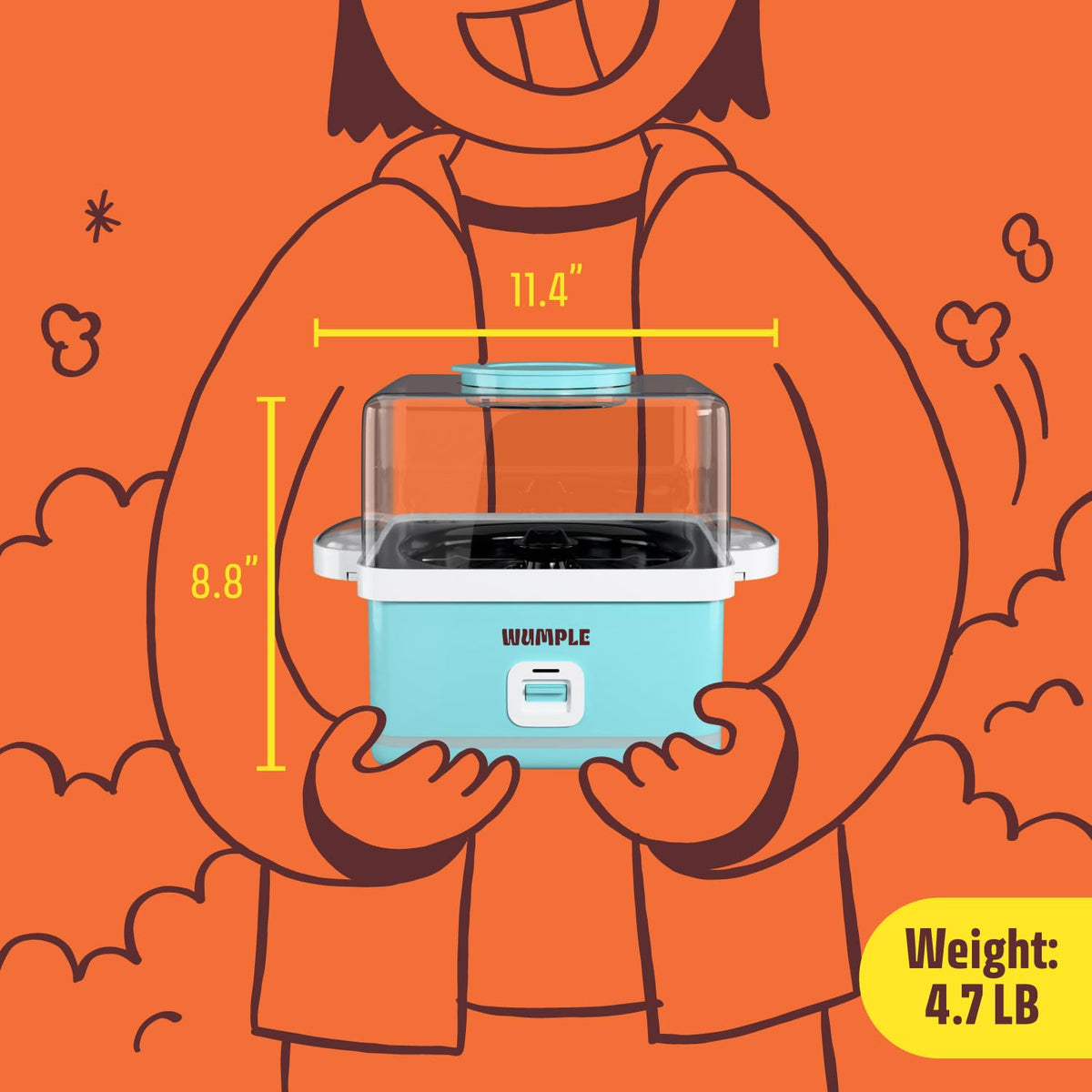 Popcorn Machine With Bowl 12 Cup