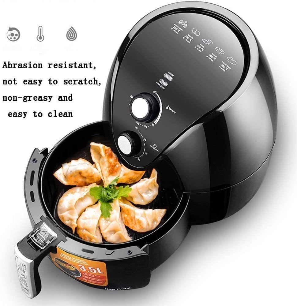 3.5L Electric Air Fryer with Nonstick Detachable Basket