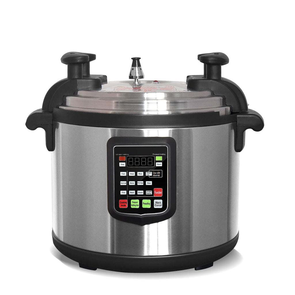 21L Commercial Electric Pressure Cooker with Nonstick Inner Pot and Multifunction Cooking Modes