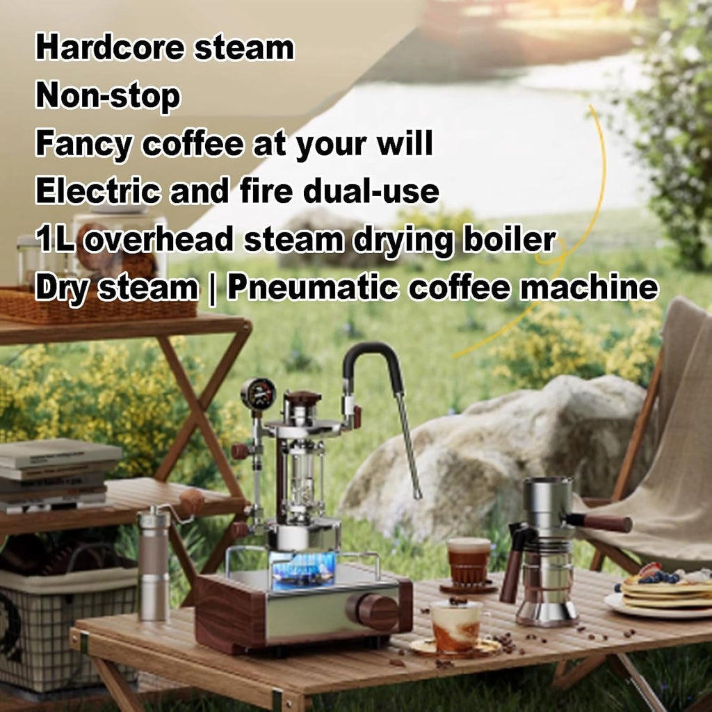 700ml Portable Milk Frother with Steam Heating Function and Dual Heating Support