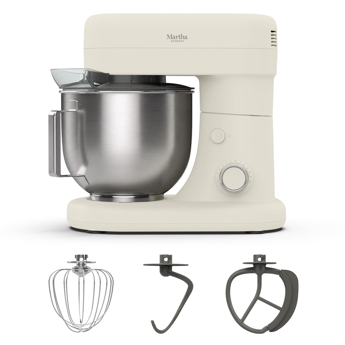 5.3Qt Tilt-Head Stand Mixer with 12 Speeds and Baking Attachments