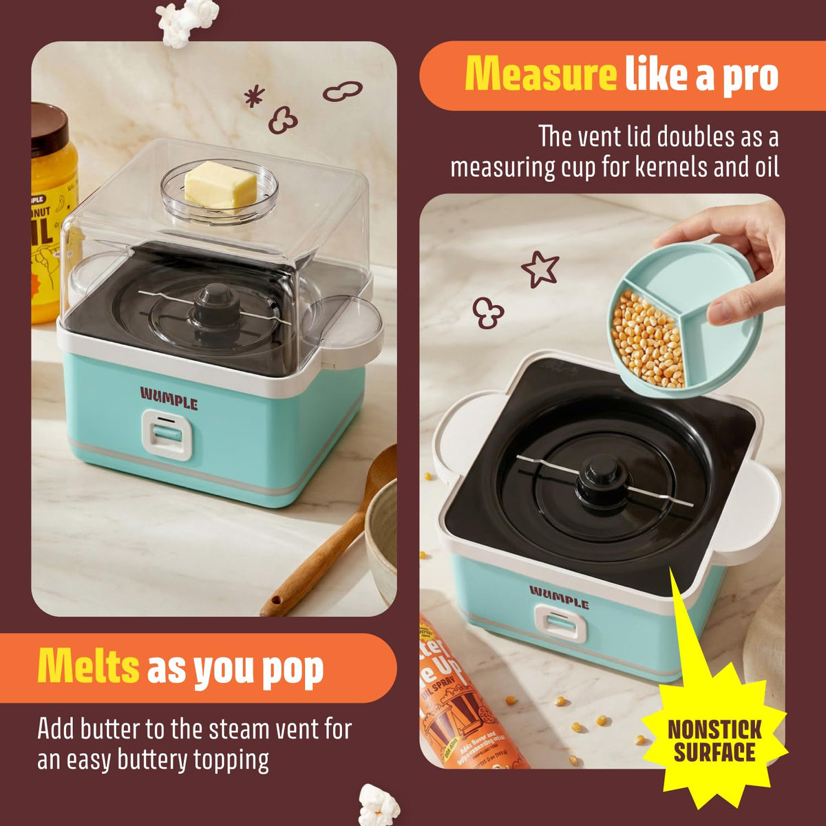 Popcorn Machine With Bowl 12 Cup