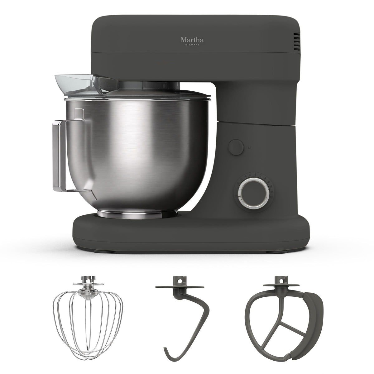5.3Qt Tilt-Head Stand Mixer with 12 Speeds and Baking Attachments