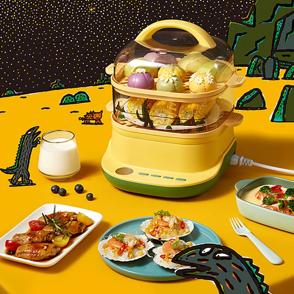 Multifunctional Electric Steamer Rice Cooker for Breakfast and Eggs