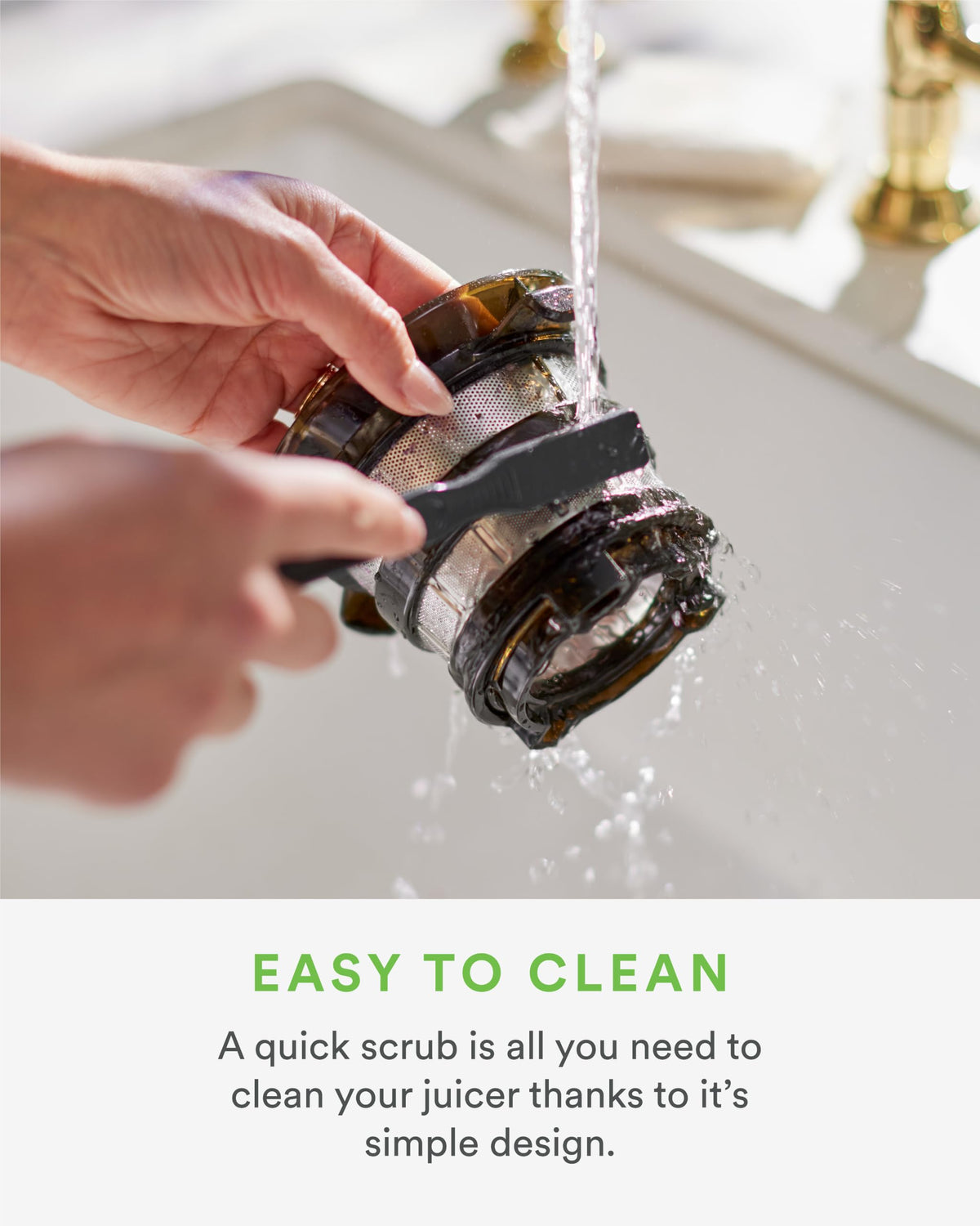 Cold Press Juicer with Self-Feeding Hopper and Low Pulp Extraction