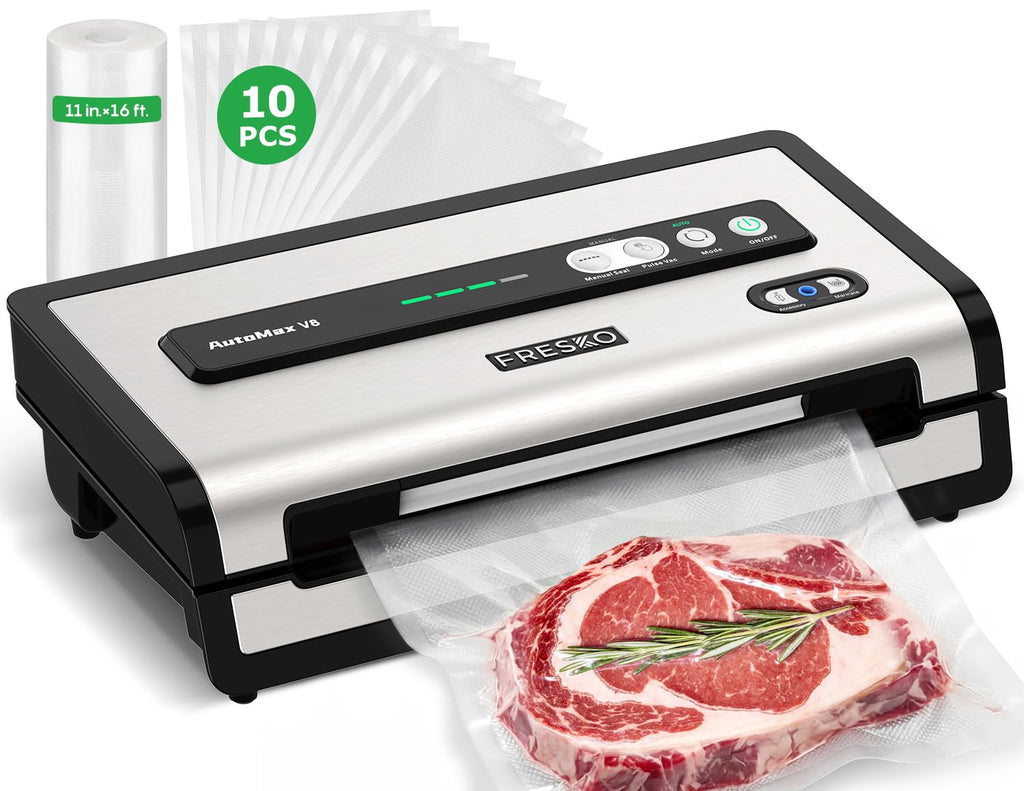 FRESKO Automatic Vacuum Sealer for Food, Hands-Free Operation
