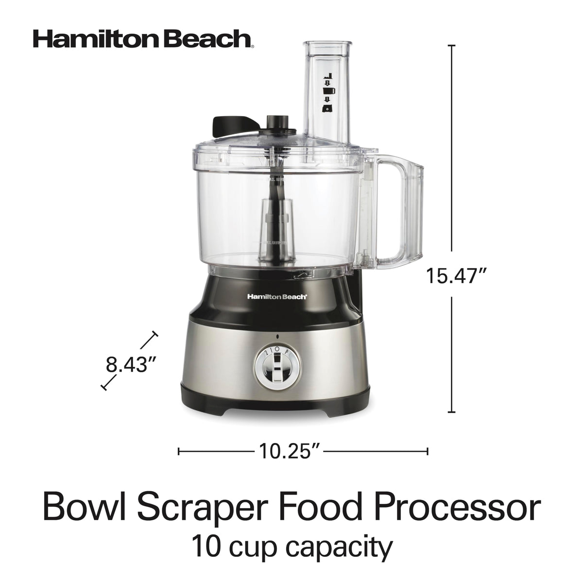 Hamilton Beach Food Processor & Vegetable Chopper for Slicing