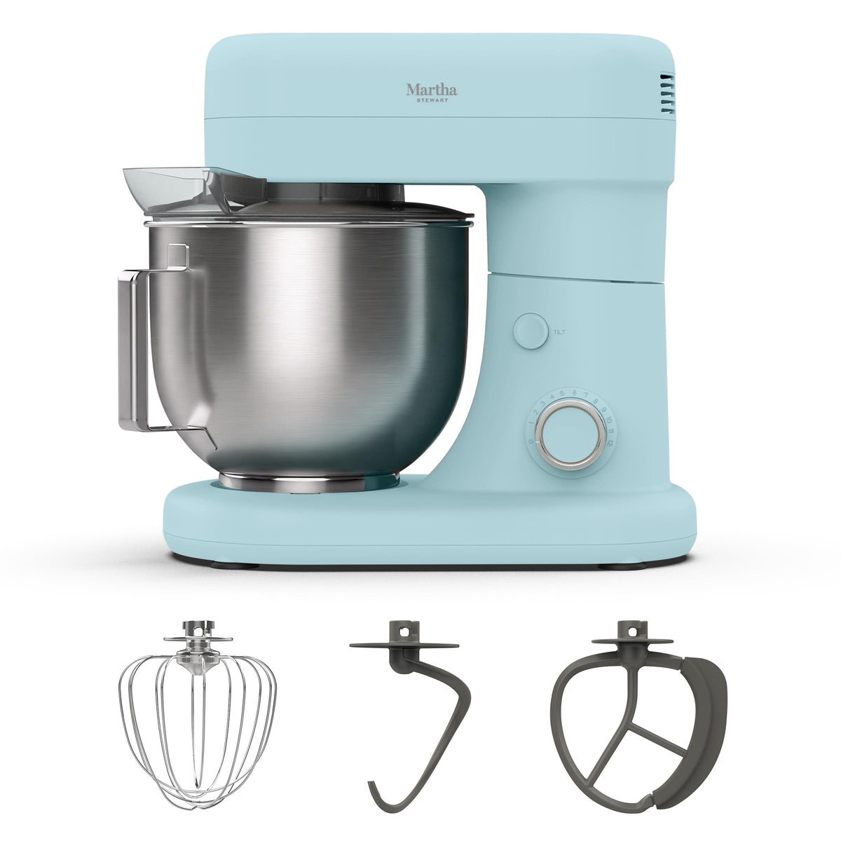 5.3Qt Tilt-Head Stand Mixer with 12 Speeds and Baking Attachments