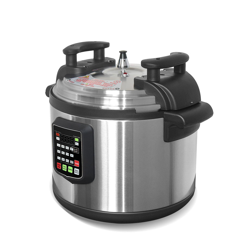 21L Commercial Electric Pressure Cooker with Nonstick Inner Pot and Multifunction Cooking Modes