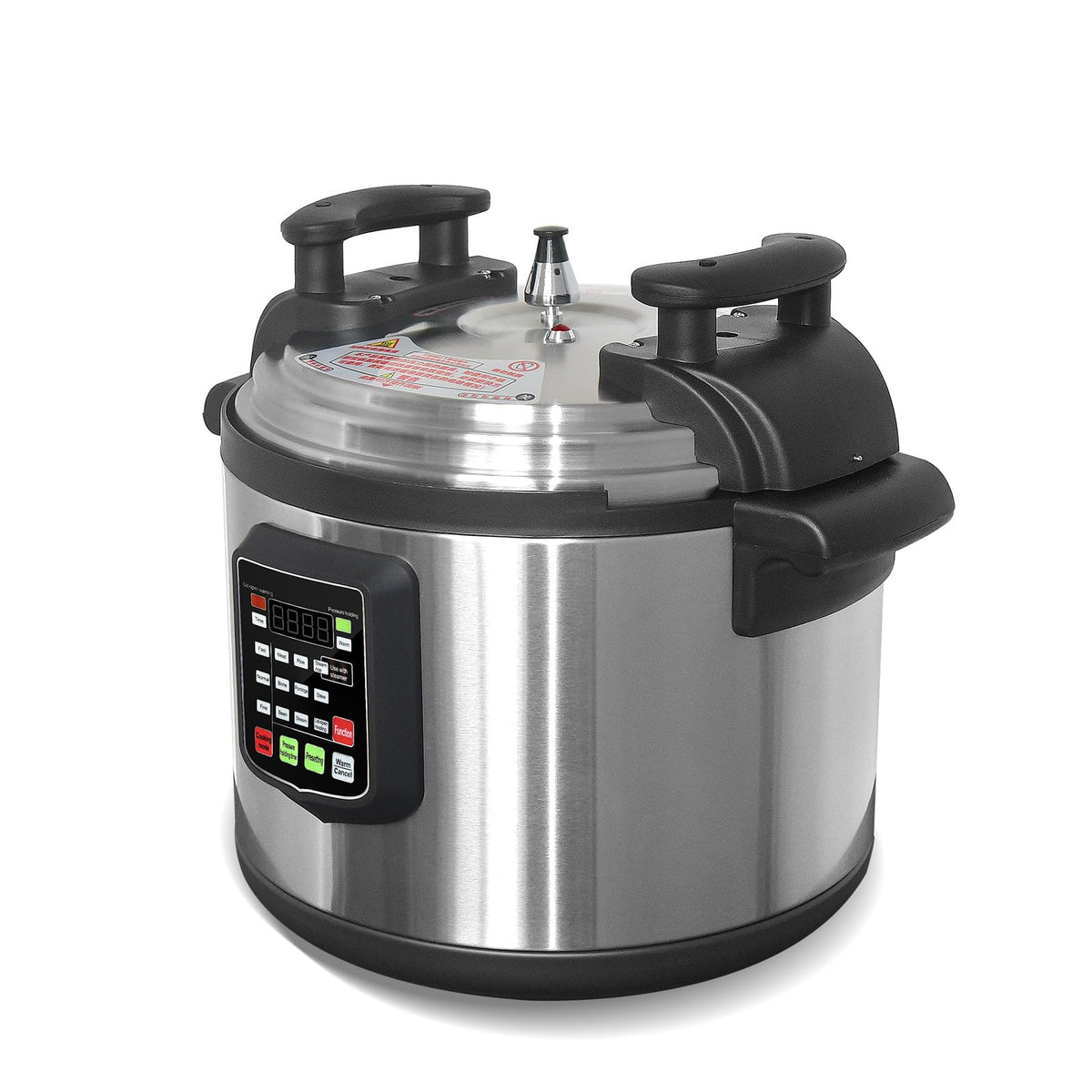 21L Commercial Electric Pressure Cooker with Nonstick Inner Pot and Multifunction Cooking Modes