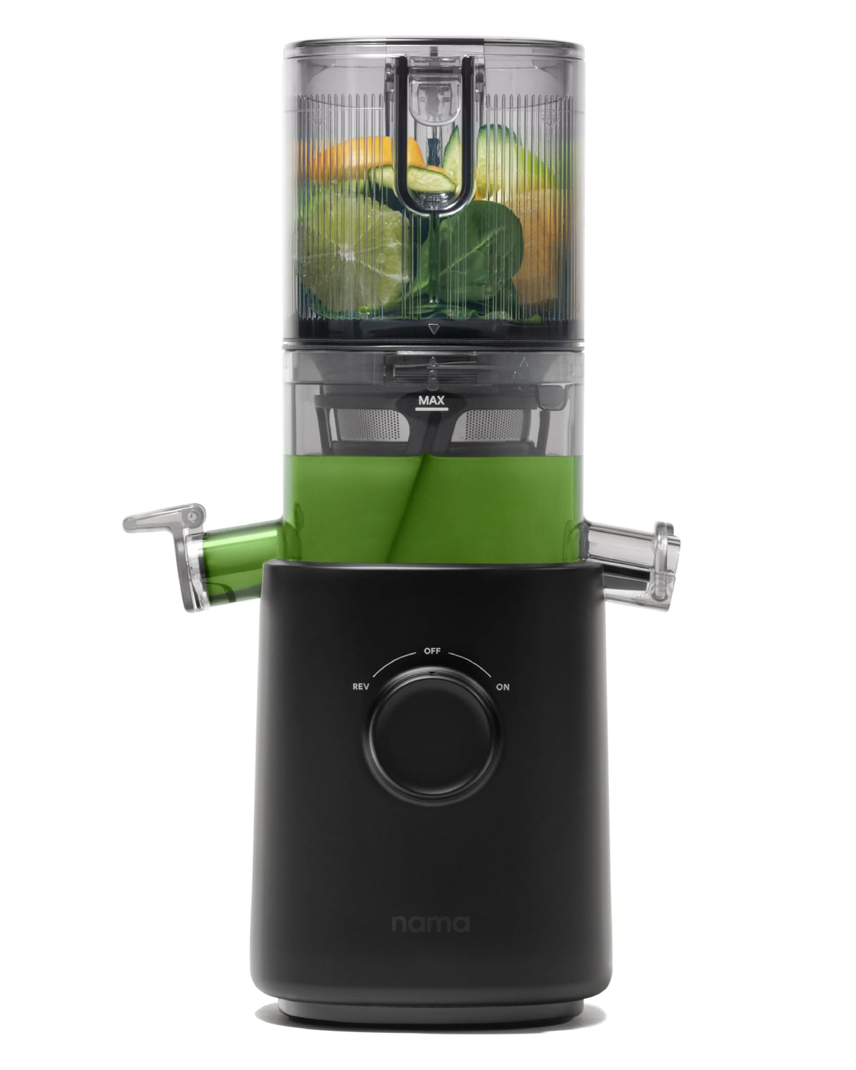 Cold Press Juicer with Self-Feeding Hopper and Low Pulp Extraction