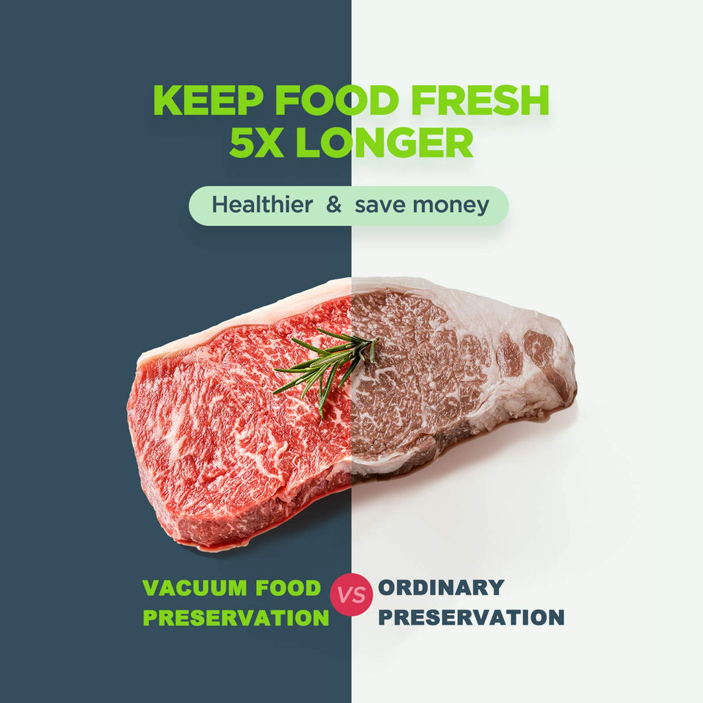 8-in-1 Vacuum Sealer with Dry and Moist Food Modes