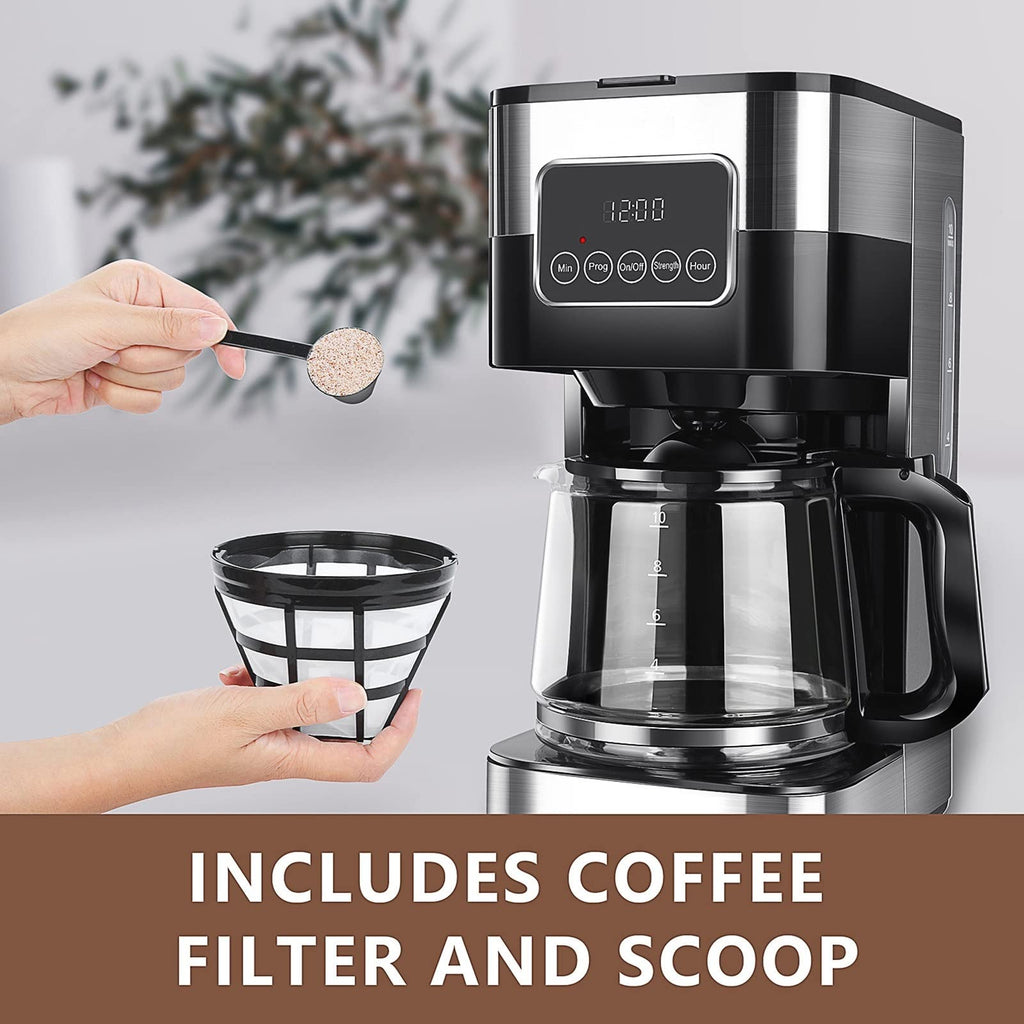 Automatic Drip Coffee Maker for Home and Office Use