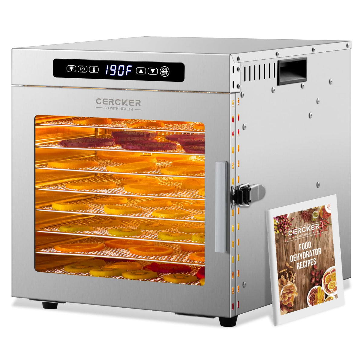 Meat Dehydrator for Jerky Maker 9 Trays 1000W Dryer Machine for Fruit Beef