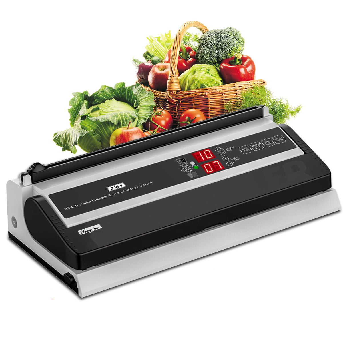 Commercial Vacuum Sealer with Double Pump and 40cm Seal Bar