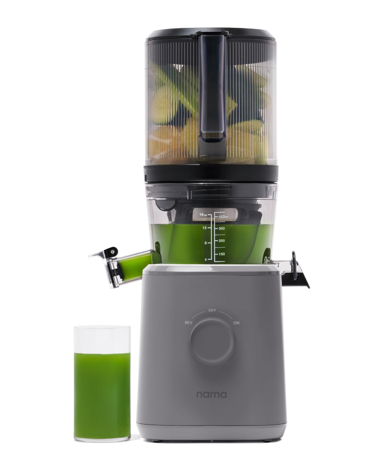 Cold Press Juicer with Self-Feeding Hopper and Low Pulp Extraction