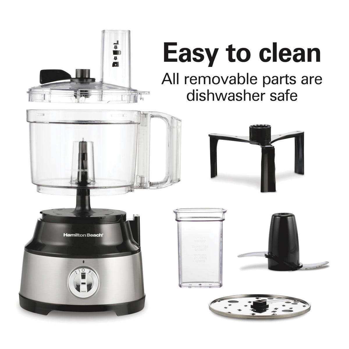Hamilton Beach Food Processor & Vegetable Chopper for Slicing