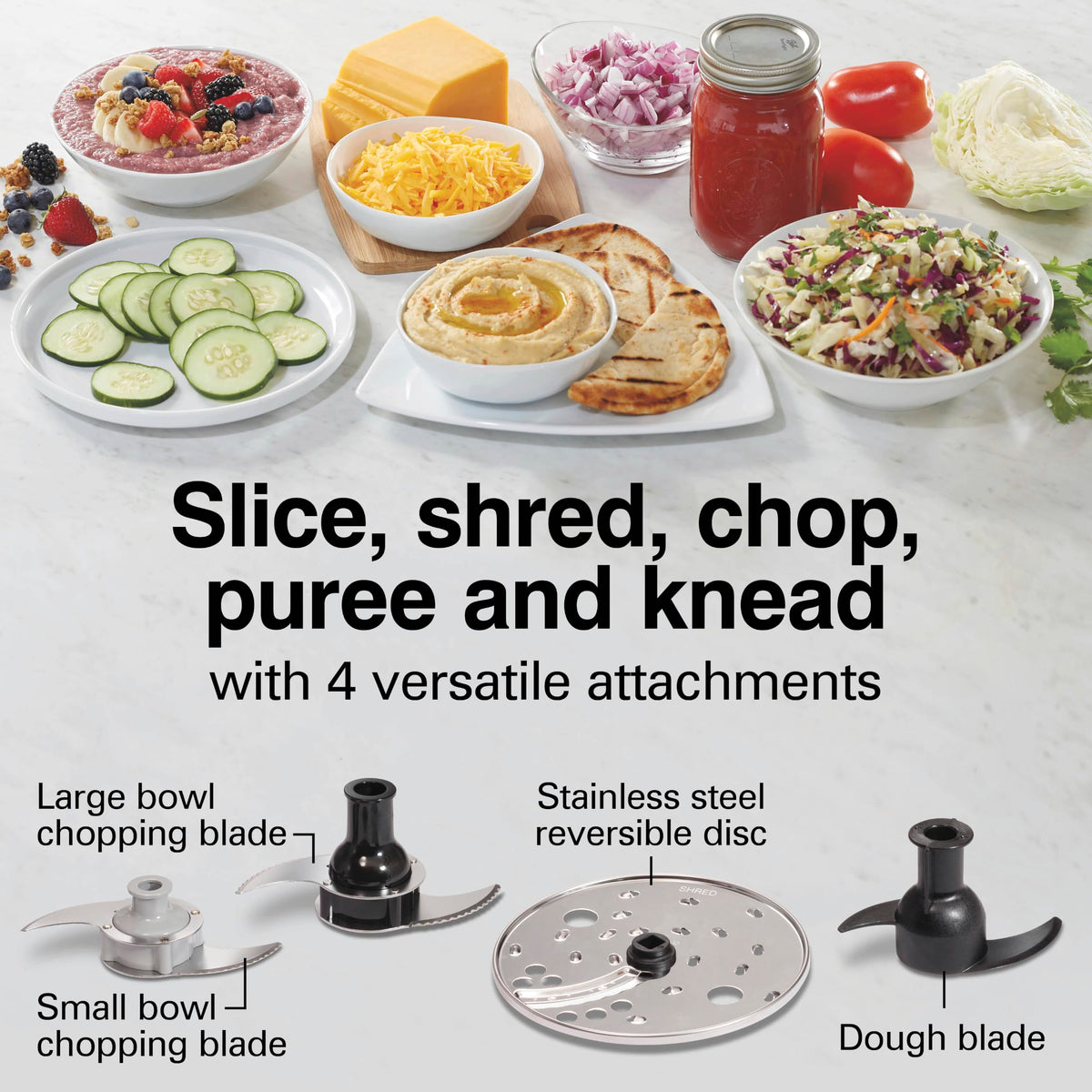 14-Cup Food Processor with Vegetable Chopper Function