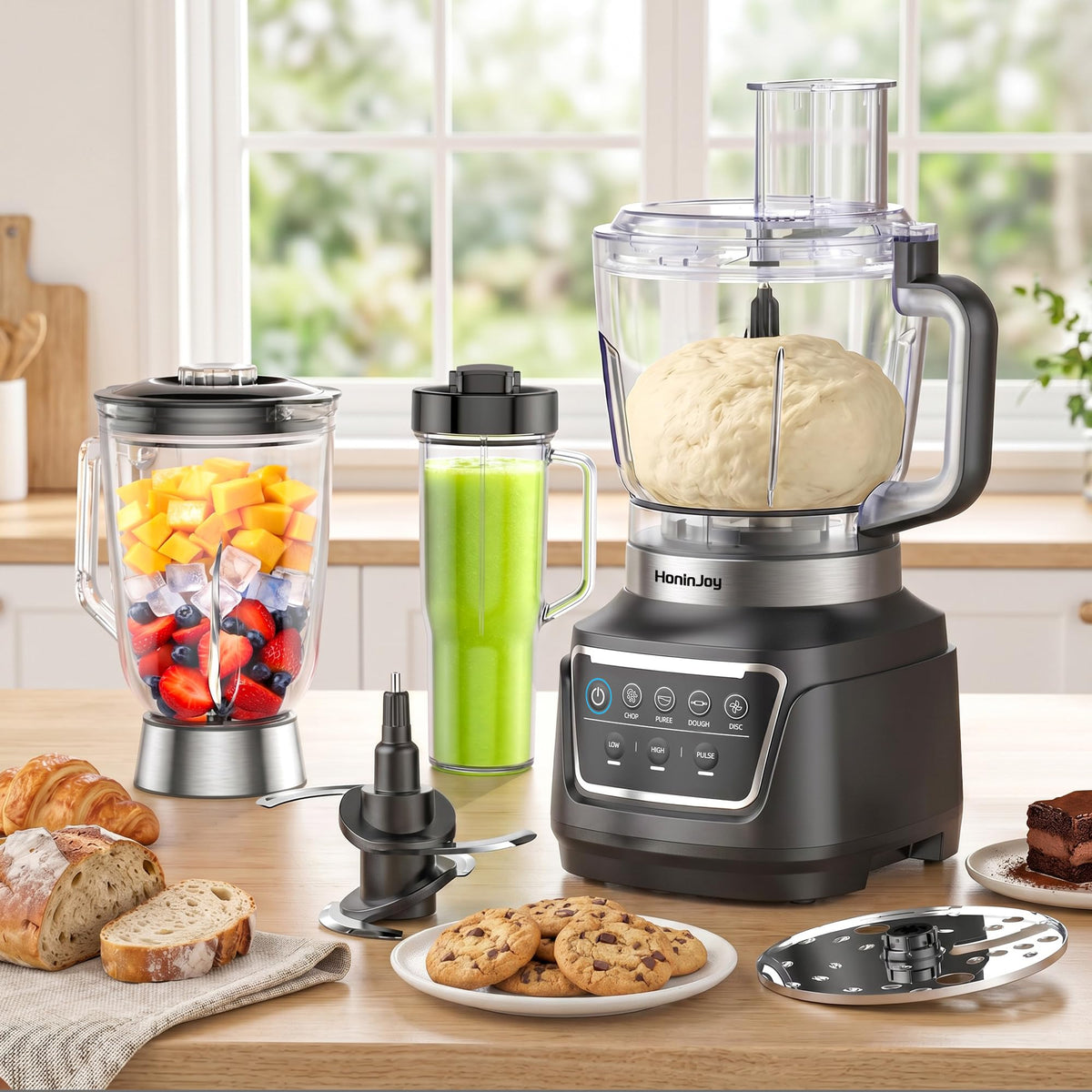 14-in-1 Food Processor and Blender Combo