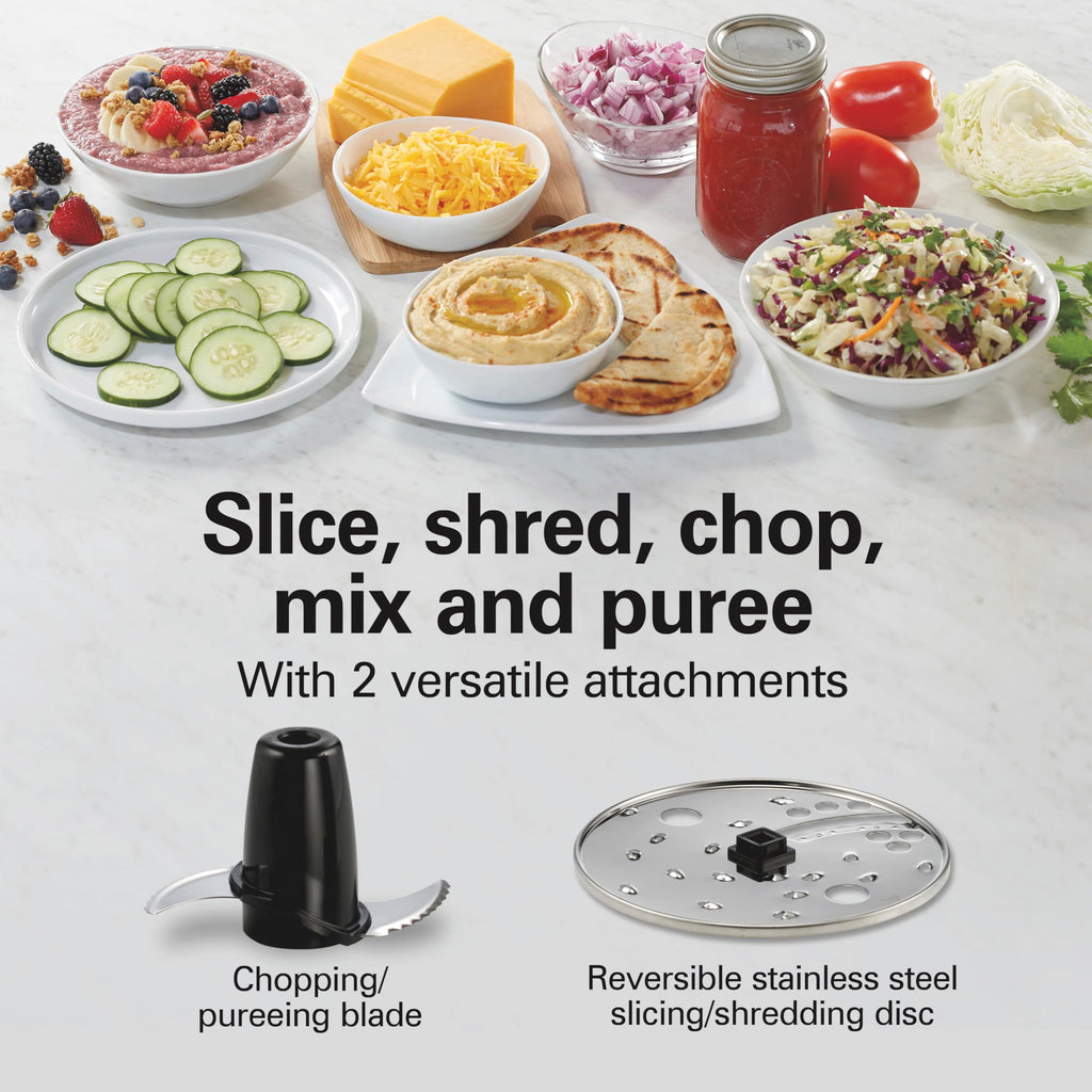 Hamilton Beach Food Processor & Vegetable Chopper for Slicing