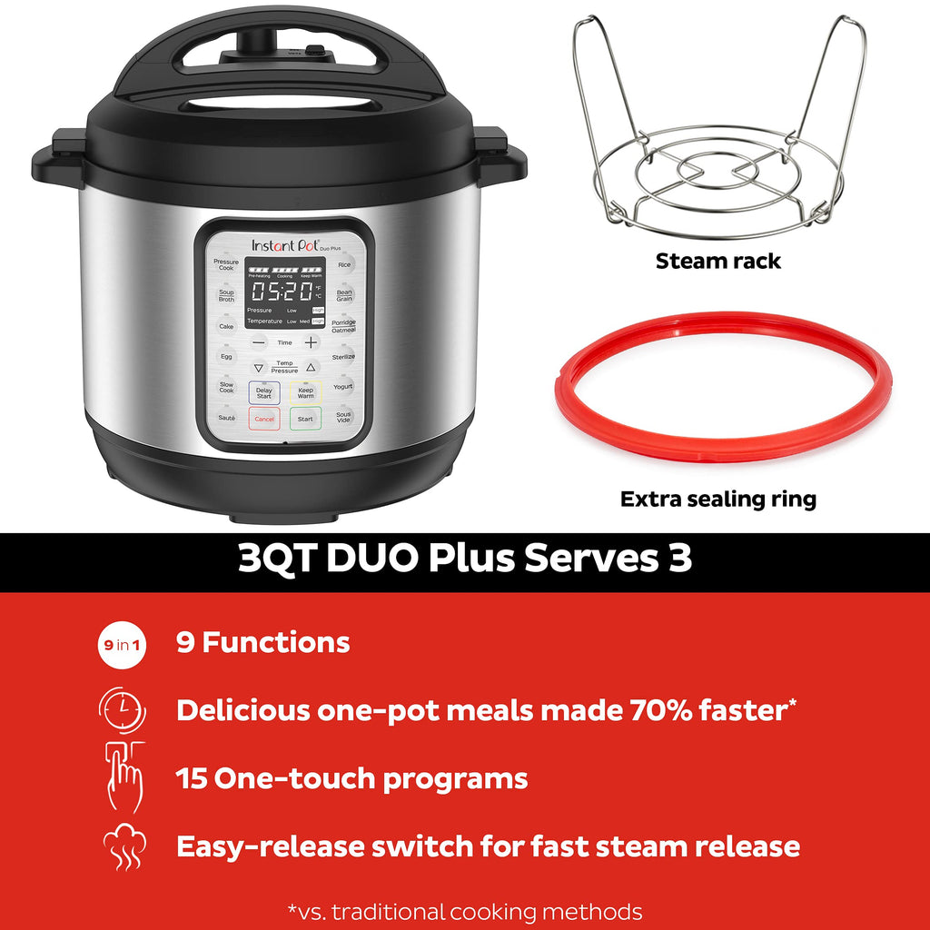 Instant Pot Duo Plus 9-in-1 Multicooker, Pressure Cooker